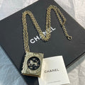 CHANEL Valentina Book Charm Vintage Necklace
