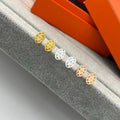 Hermès Mini Chaine d’Ancre Oval Stud Earrings