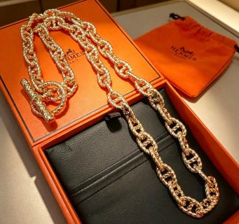 Hermès Chaine d’Ancre Link Statement Necklace