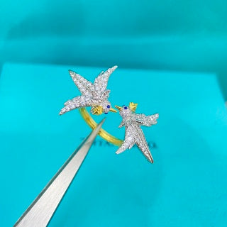 Tiffany Bird on a Rock Diamond Brooch – Elegant High Jewelry