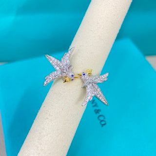 Tiffany Bird on a Rock Diamond Brooch – Elegant High Jewelry