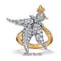 Tiffany & Co. New Two-Tone Diamond-Set Bird-on-Ring Design