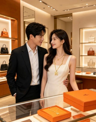 Hermès Bold H Chaine Link Statement Necklace