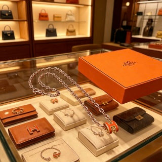 Hermès Pop H Enamel Pendant Necklace