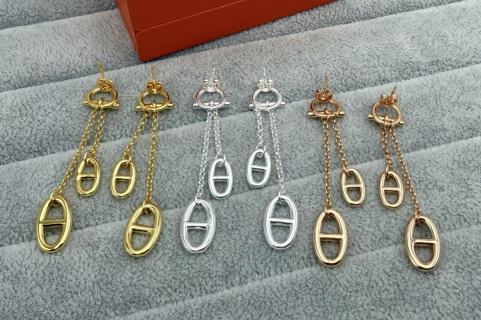 Hermès Cascade Chaine d’Ancre Drop Earrings