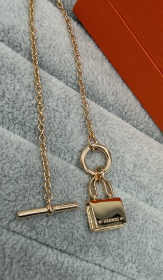 Hermès Kelly Lock Pavé Charm Bracelet