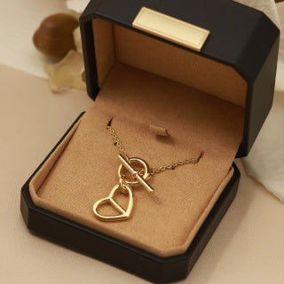 Hermès Heart Toggle Pendant Necklace