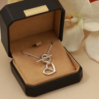 Hermès Heart Toggle Pendant Necklace