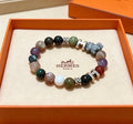 Hermès Gemstone Bead Mosaic Bracelet