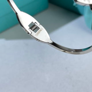 Tiffany Heart Tag Charm Bangle Bracelet – Signature Luxury Jewelry