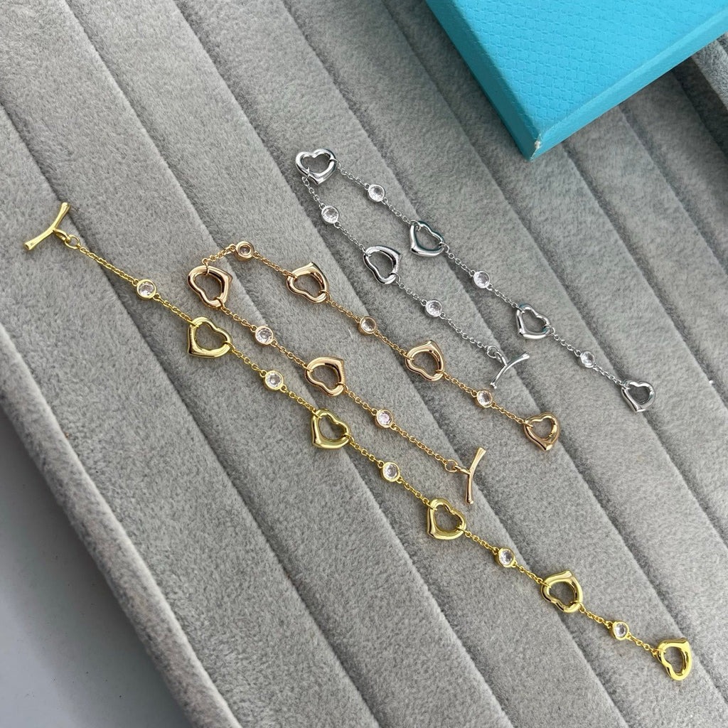 Tiffany Elsa Peretti Open Heart Bracelet