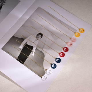 Fendi Chromatic O'Lock Emblem Drop Earrings