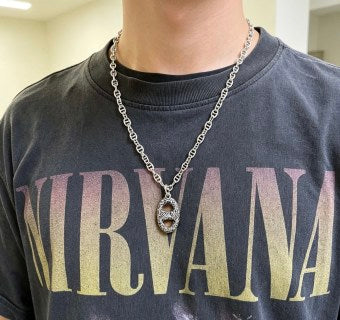 Hermès Heritage Horse Medallion Chain Necklace