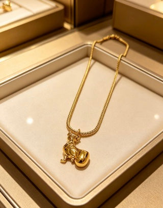 Bvlgari Rose Gold Diamond Medallion Pendant Necklace – Elegant Luxury Jewelry