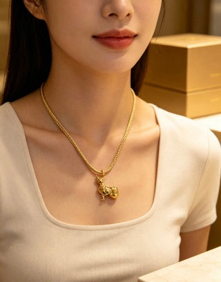 Bvlgari Rose Gold Diamond Medallion Pendant Necklace – Elegant Luxury Jewelry
