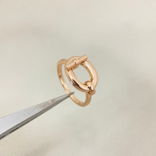 Hermès Oval Toggle Link Ring