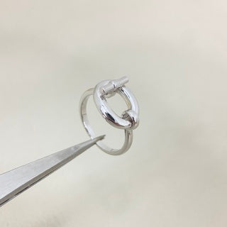 Hermès Oval Toggle Link Ring