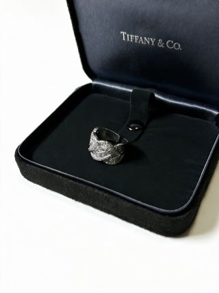 Tiffany Diamond Butterfly Ring – Elegant Pavé Diamond Statement Ring