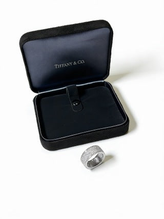 Tiffany Diamond Pavé Band Ring – Classic Luxury Diamond Ring