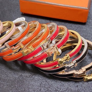 Hermès Enamel Mosaic Cuff Bracelet