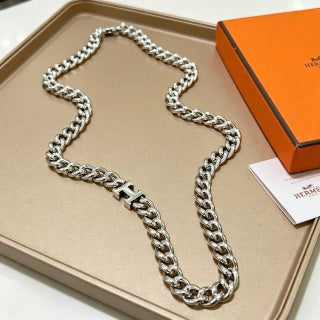Hermès Iconic H Link Chain Necklace