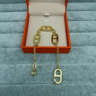 Hermès H Link Cascade Chain Bracelet