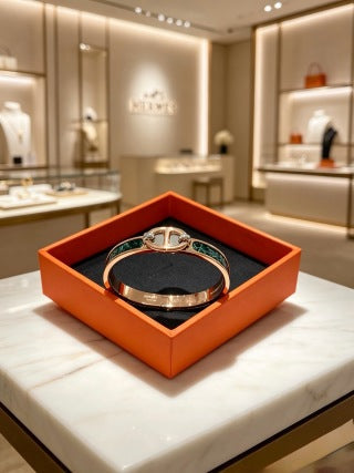 Hermès Lizard Leather Clic H Bracelet