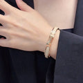 Hermès Medium H Link Double Wrap Bracelet